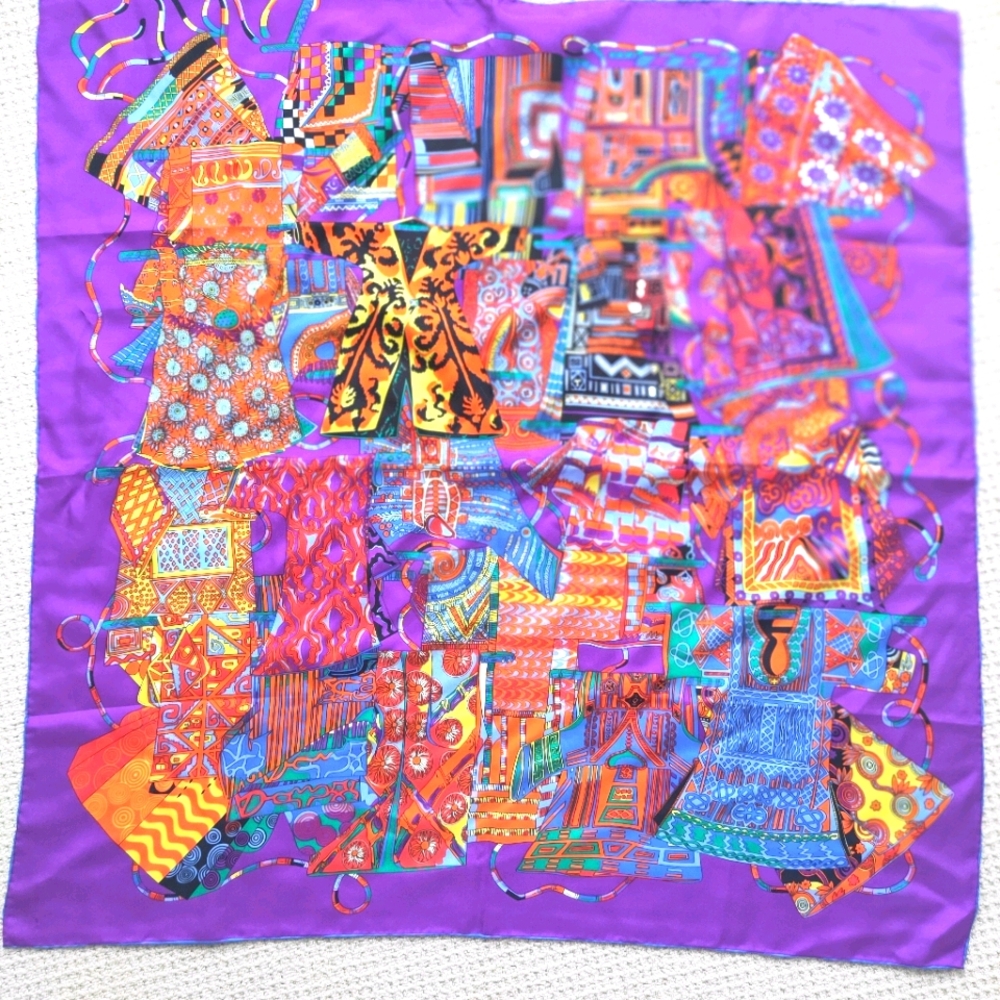 100% silk scarf